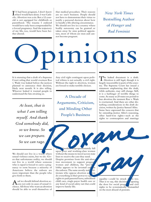 Title details for Opinions by Roxane Gay - Available